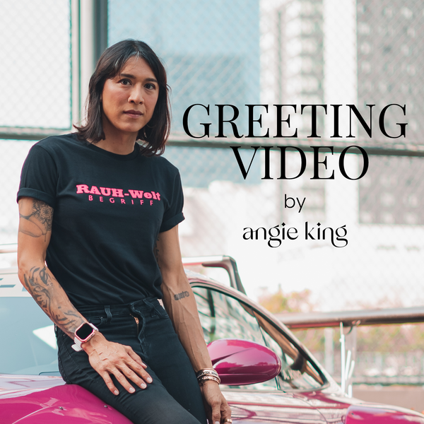 angie king greeting video